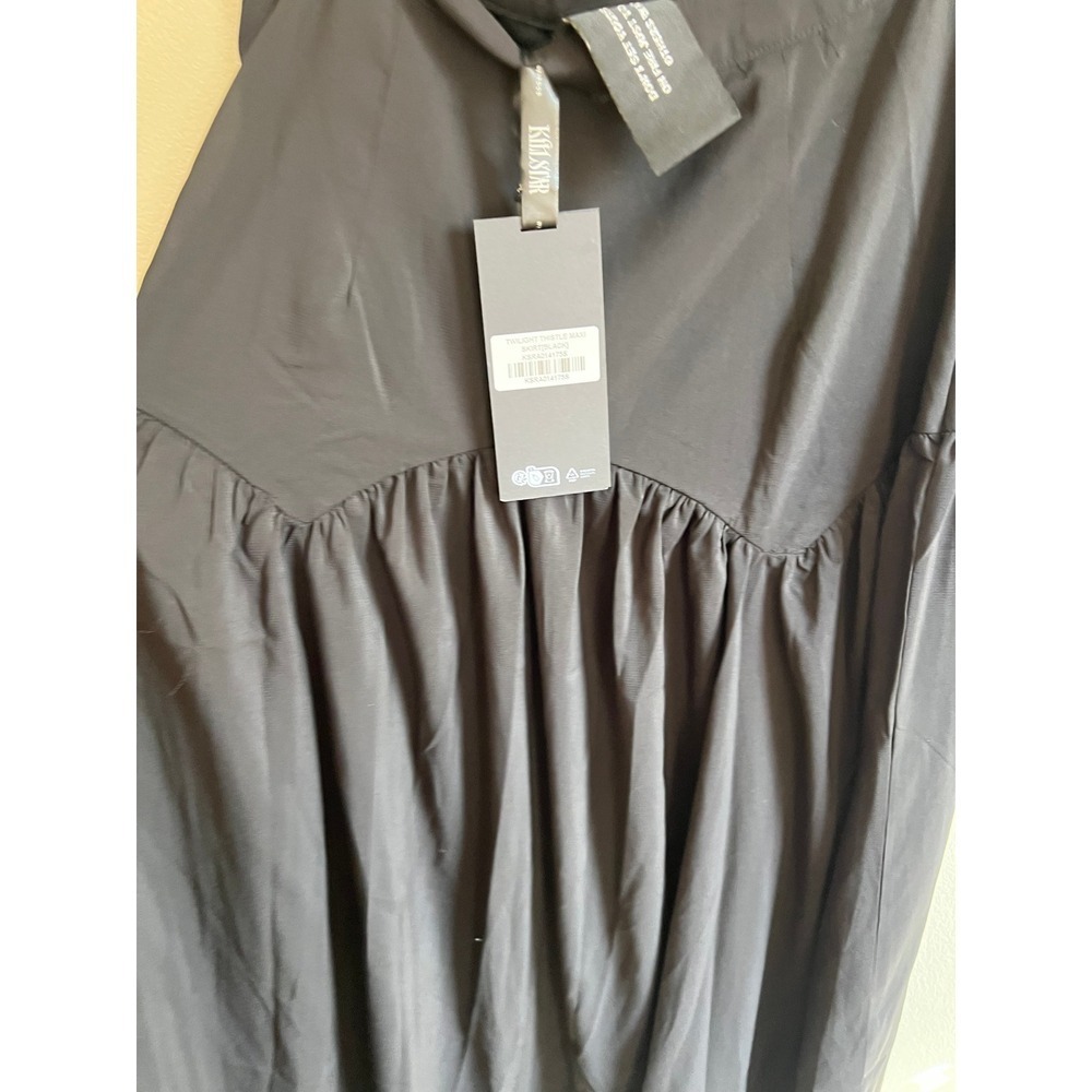 Killstar twilight thistle maxi skirt black size L - Picture 4 of 4